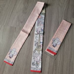 2pcs Bag Twilly, Hair Tie, Scarf,  Twilly Scarf Accessory
